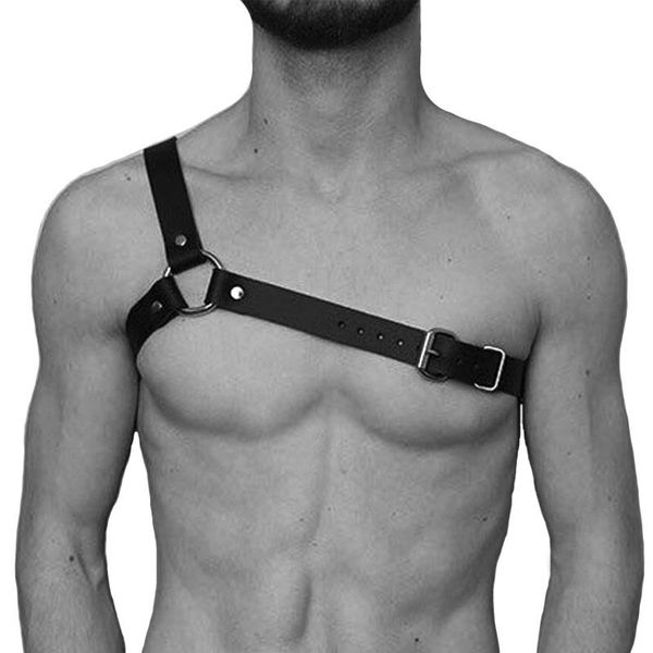 men leather harness belt punk faux leather adjustable body chest harness body bondage new black belt suspenders, Black;brown
men leather harness belt punk faux leather adjustable body chest harness body bondage new black belt suspenders, Black;brown