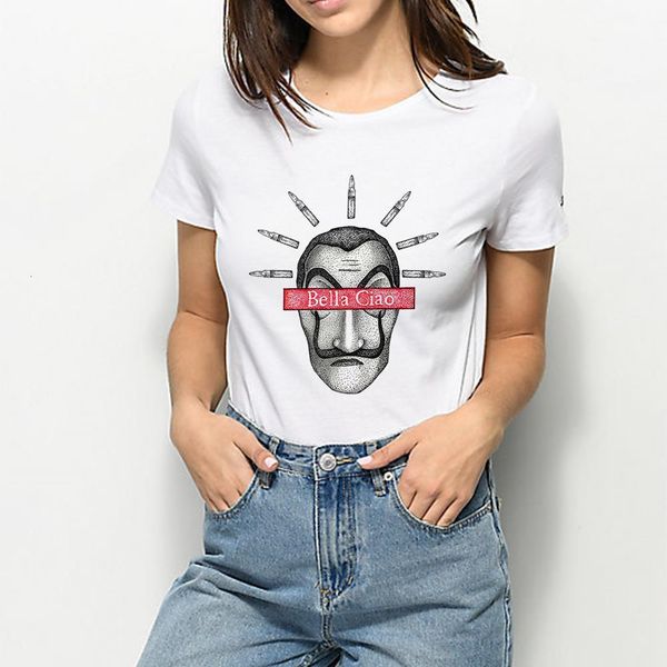 хип-хоп женщины деньги heist bella ciao t fooths la casa de papel tshirt женский ulzzang tops 90s cool одежда футболка новое лето, White
хип-хоп женщины деньги heist bella ciao t fooths la casa de papel tshirt женский ulzzang tops 90s cool одежда футболка новое лето, White