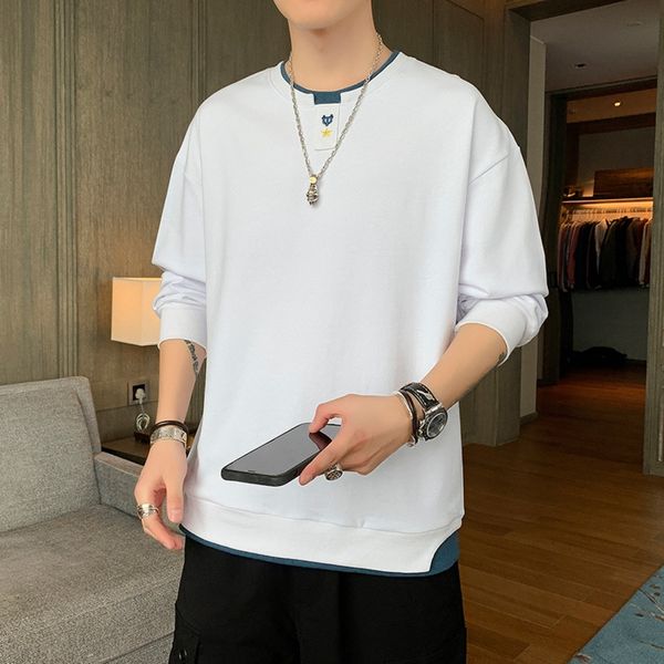 grdyz 2020 autumn new men's long sleeve round and korean style trendy long sleeve loose clothin wear autumn neck t-shirt t-shirt winter, Blue
grdyz 2020 autumn new men's long sleeve round and korean style trendy long sleeve loose clothin wear autumn neck t-shirt t-shirt winter, Blue