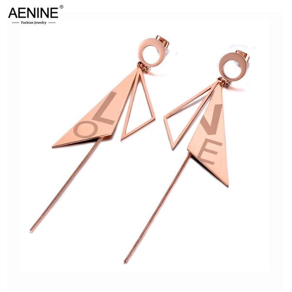 AENINE Titanium Stainless Steel Geometric Dangle Earrings Bohemia Creative Love Letter Tassel Earrings For Women Girls AE19291, Silver
AENINE Titanium Stainless Steel Geometric Dangle Earrings Bohemia Creative Love Letter Tassel Earrings For Women Girls AE19291, Silver