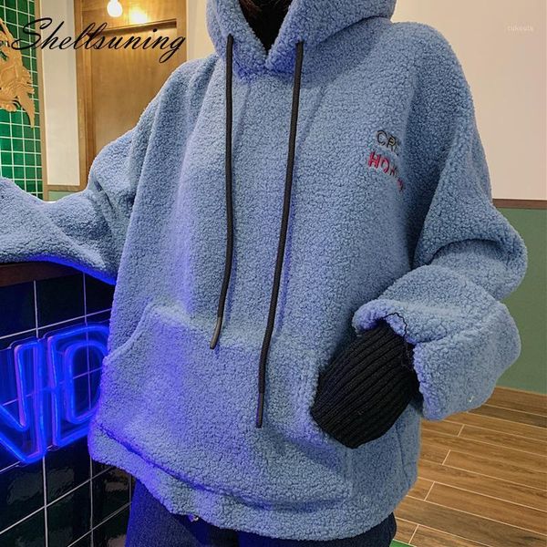 shellsuning furry hoodies women autumn winter clothes casual fleece loose pullover pocket hoody sweatshirt thicken fluffy jacket1, Black
shellsuning furry hoodies women autumn winter clothes casual fleece loose pullover pocket hoody sweatshirt thicken fluffy jacket1, Black