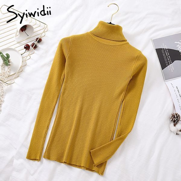 turtleneck sweater soft striped shirt stretch knit pullovers solid casual winter sweaters fashion women knitted korean y200910, White;black 
turtleneck sweater soft striped shirt stretch knit pullovers solid casual winter sweaters fashion women knitted korean y200910, White;black