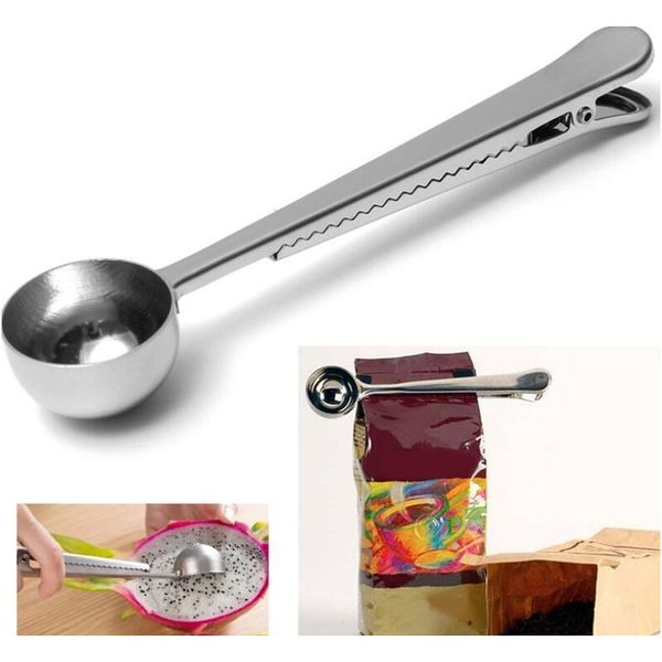christmas multifunctional stainless steel coffee measuring scoop with bag clip sealing tea measuring spoon kitchen tool dhc1782
christmas multifunctional stainless steel coffee measuring scoop with bag clip sealing tea measuring spoon kitchen tool dhc1782