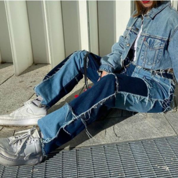 high waist jeans women casual long trousers ladies patchwork fashion denim pants capris pocket streetwear 2020, Blue
high waist jeans women casual long trousers ladies patchwork fashion denim pants capris pocket streetwear 2020, Blue