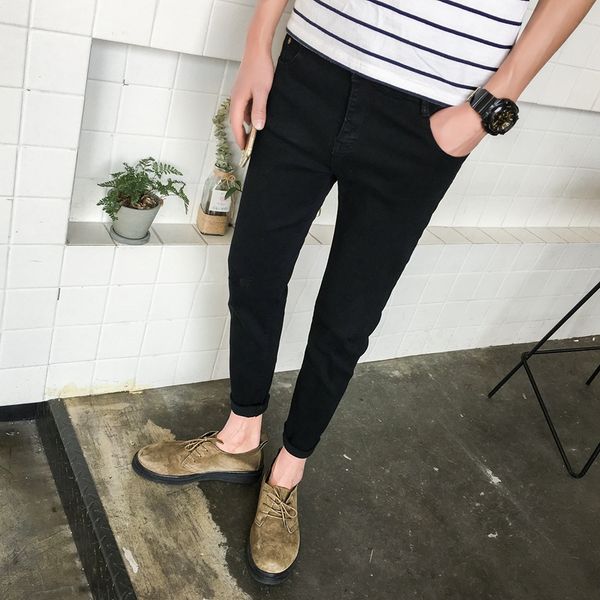 pure black jeans casual jeansjeans and jeansin spring and autumn for men's fashion korean slim elastic legged pants for men's vers, Blue
pure black jeans casual jeansjeans and jeansin spring and autumn for men's fashion korean slim elastic legged pants for men's vers, Blue