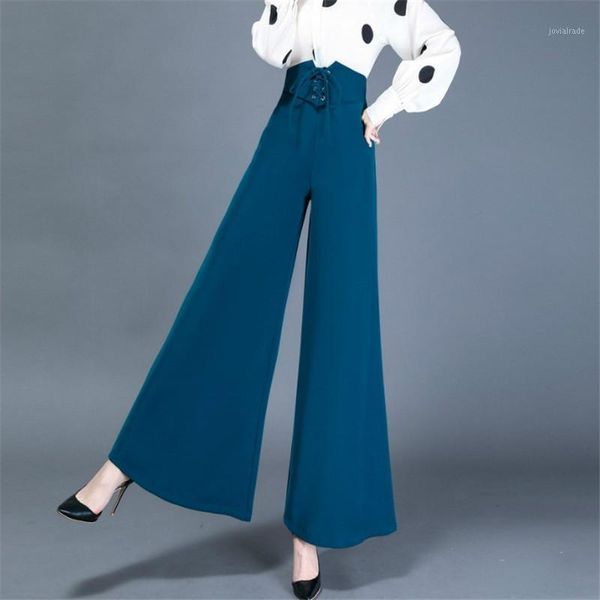 women's pants & capris wide leg spring high waist tie up drape suit zipper trousers silky satin loose casual fashion office lady work1, Black;white 
women's pants & capris wide leg spring high waist tie up drape suit zipper trousers silky satin loose casual fashion office lady work1, Black;white