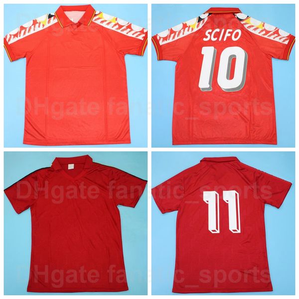 national team 1986 1995 men 10 scifo retro soccer jerseys vintage classic for sport fans color red away football shirt kits custom name numb, Black;yellow
national team 1986 1995 men 10 scifo retro soccer jerseys vintage classic for sport fans color red away football shirt kits custom name numb, Black;yellow