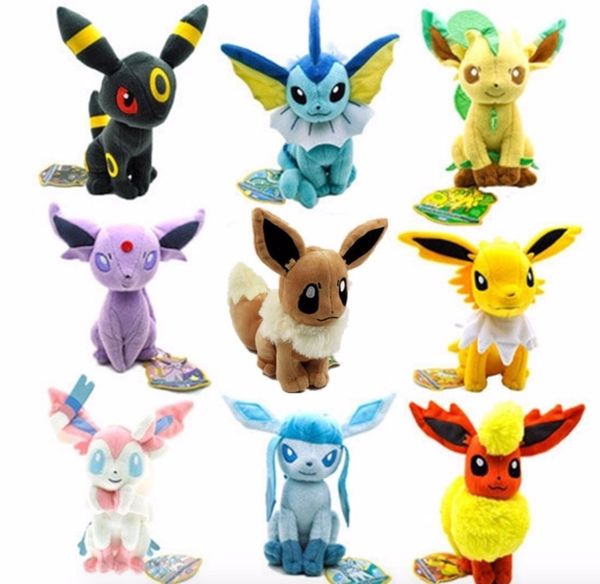9pcs eevee umbreon espeon sylveon leafeon vaporeon glaceon sitting gesture plush toy cute stuffed animals 8" 20 cm y200703
9pcs eevee umbreon espeon sylveon leafeon vaporeon glaceon sitting gesture plush toy cute stuffed animals 8" 20 cm y200703