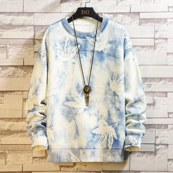 2020 autumn pullovers men tie dye printed pattern knitted loose jumpers fashion causal harajuku all-match o-neck sweaters male1, White;black
2020 autumn pullovers men tie dye printed pattern knitted loose jumpers fashion causal harajuku all-match o-neck sweaters male1, White;black