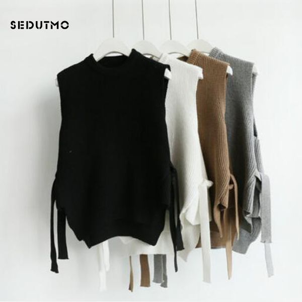 sedutmo autumn women vest sweater pullovers knitting winter vintage crochet short jumper oversize waistcoat sweater ed395 201031, White;black
sedutmo autumn women vest sweater pullovers knitting winter vintage crochet short jumper oversize waistcoat sweater ed395 201031, White;black