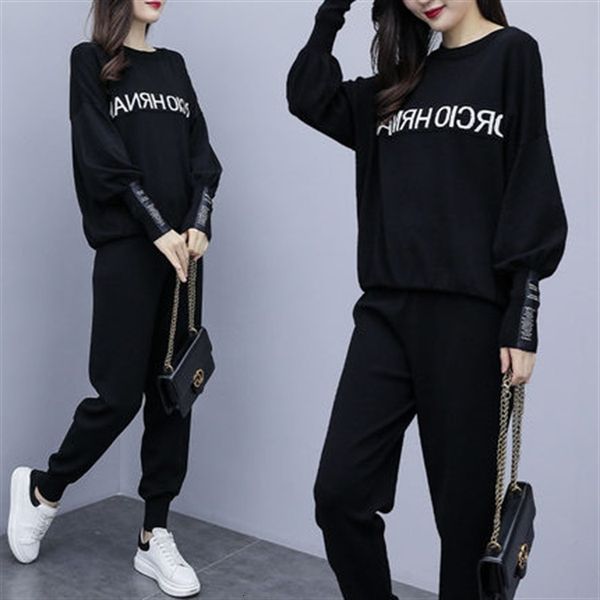 korean casual coat letter of two parts female pants defines black 2-piece and women's hoodies + 0sw8, White
korean casual coat letter of two parts female pants defines black 2-piece and women's hoodies + 0sw8, White