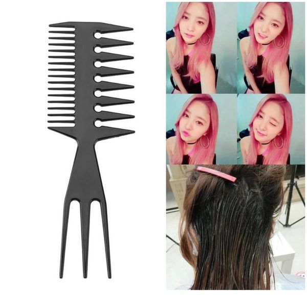1pc pro black double-sided teeth comb fish bone shaped hair comb for salon dying hairdressi jlloam, Silver
1pc pro black double-sided teeth comb fish bone shaped hair comb for salon dying hairdressi jlloam, Silver