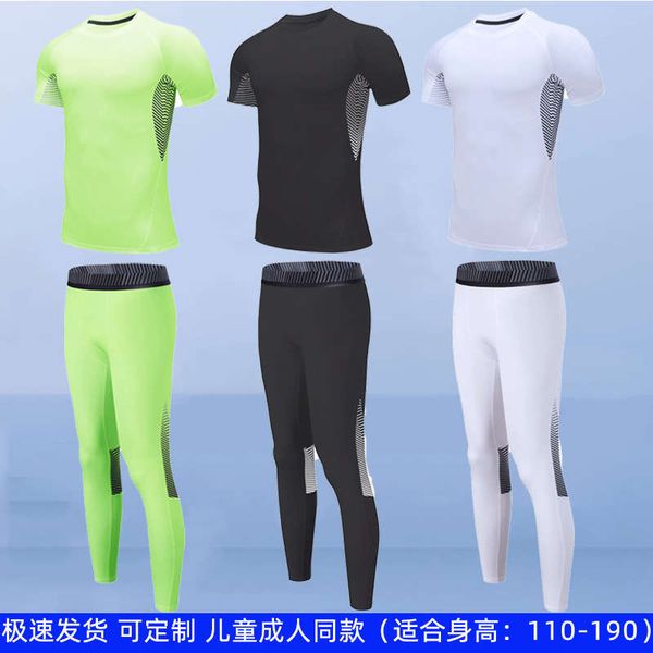 autumn outdoor cycling high elastic fitness shaping quick dry clothes men's long sleeve children's sports tights suit, Gray
autumn outdoor cycling high elastic fitness shaping quick dry clothes men's long sleeve children's sports tights suit, Gray