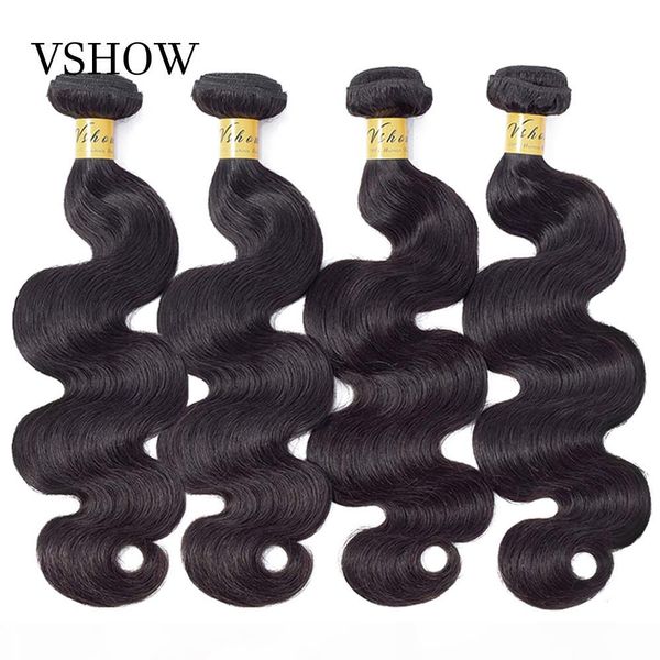vshow brazilian body wave human hair bundles 1 3 4 bundles deal natural color 100% remy human hair extensions for black women, Black;brown
vshow brazilian body wave human hair bundles 1 3 4 bundles deal natural color 100% remy human hair extensions for black women, Black;brown