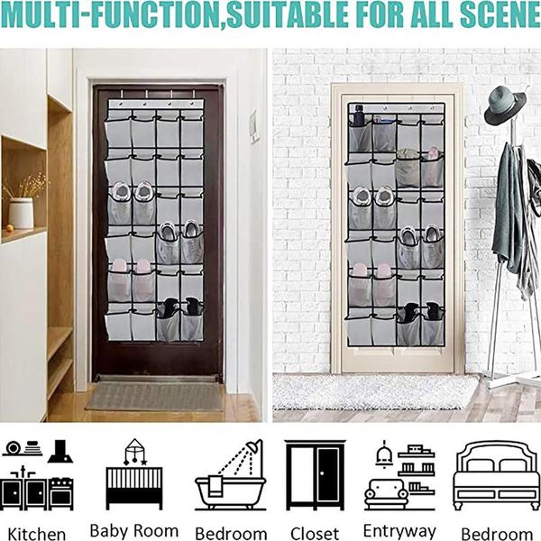 multifunctional over the door shoe organizers hanging shoe holder storage rack organizer transparent hanging storage bag
multifunctional over the door shoe organizers hanging shoe holder storage rack organizer transparent hanging storage bag