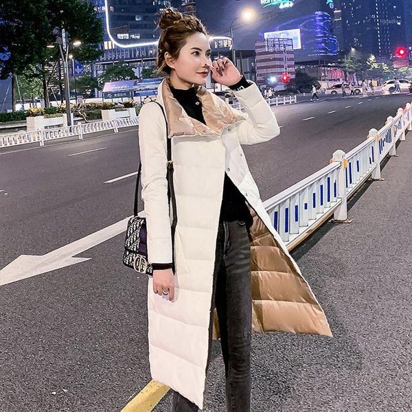 ftlzz plus size women double sided jacket winter 90% white duck down long coat warm parkas windproof outwear1, Black
ftlzz plus size women double sided jacket winter 90% white duck down long coat warm parkas windproof outwear1, Black