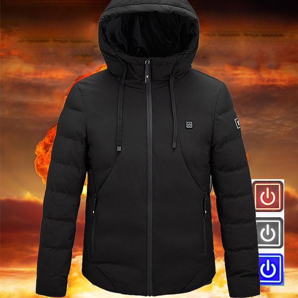 new men winter outdoor usb infrared heating hooded jacket winter hiking jackets for men women skiing clothes m-6xl 201114, Black;brown
new men winter outdoor usb infrared heating hooded jacket winter hiking jackets for men women skiing clothes m-6xl 201114, Black;brown