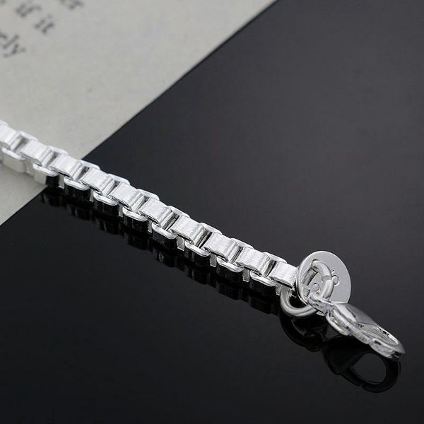 silver color 4mm box creative women men cute nice bracelets fashion jewelry christmas gifts h172 h sqciqj, Black
silver color 4mm box creative women men cute nice bracelets fashion jewelry christmas gifts h172 h sqciqj, Black
