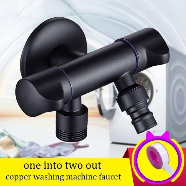 mttuzk black brass wall mounted washing machine faucet one into two out bibcock double handle double head taps
mttuzk black brass wall mounted washing machine faucet one into two out bibcock double handle double head taps