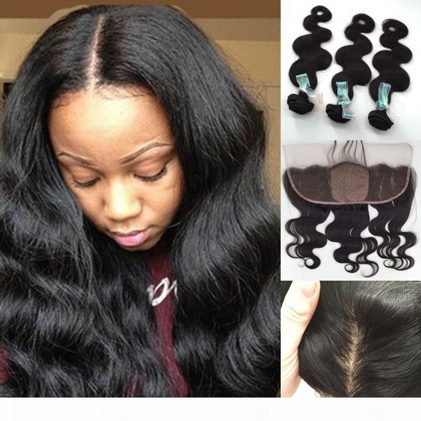 body wave human hair 3 bundles with silk base frontal ear to ear brazilian virgin hair silk base frontal closure with bundles, Black
body wave human hair 3 bundles with silk base frontal ear to ear brazilian virgin hair silk base frontal closure with bundles, Black