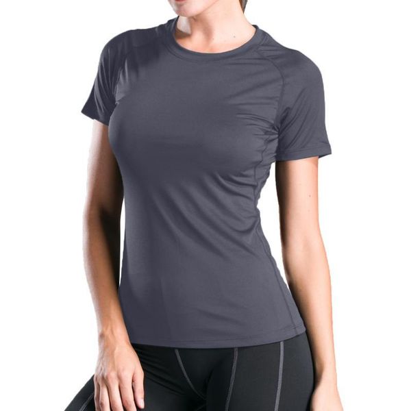women yoga t-shirt quick dry sport fitness women's pure color sports running fitness fast-drying yoga #c, White;red
women yoga t-shirt quick dry sport fitness women's pure color sports running fitness fast-drying yoga #c, White;red