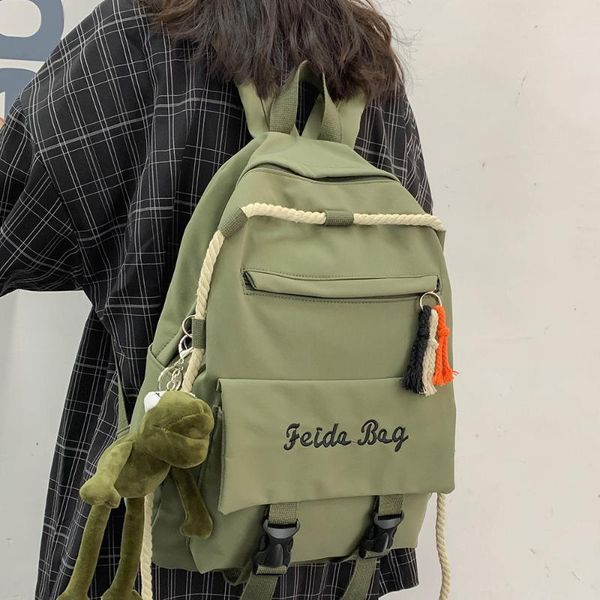 cute college student ladies backpack rope women female school bag book trendy fashion backpacks waterproof nylon kawaii girl bag
cute college student ladies backpack rope women female school bag book trendy fashion backpacks waterproof nylon kawaii girl bag