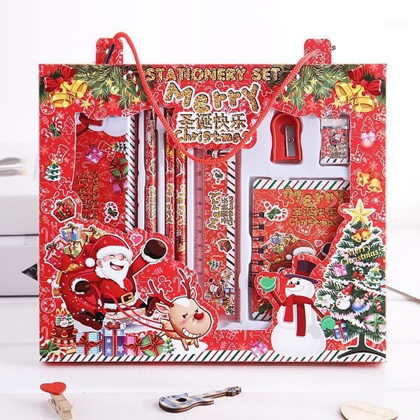 notepads red cute student stationery sets children's christmas gift boxes pencil eraser ruler promotional prize set1, Purple;pink
notepads red cute student stationery sets children's christmas gift boxes pencil eraser ruler promotional prize set1, Purple;pink