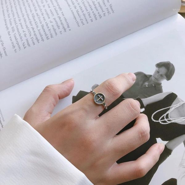 vintage retro authentic s925 sterling silver fine jewelry religion cross coin round &beads ring open adjust tlj7671, Golden;silver
vintage retro authentic s925 sterling silver fine jewelry religion cross coin round &beads ring open adjust tlj7671, Golden;silver