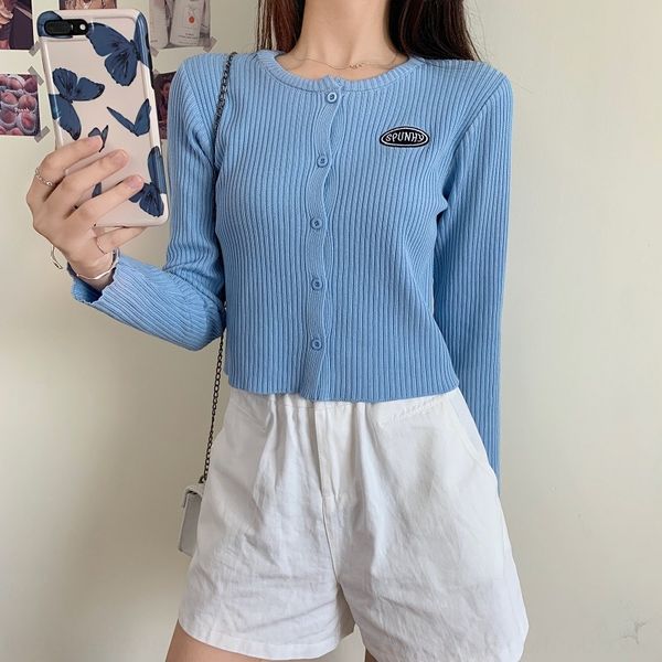 outer wear slim short navel bottoming t-shirt women's autumn 2020 new long sleeve knitted cardigan coat t-shirt ins 6ckpa, White;black
outer wear slim short navel bottoming t-shirt women's autumn 2020 new long sleeve knitted cardigan coat t-shirt ins 6ckpa, White;black
