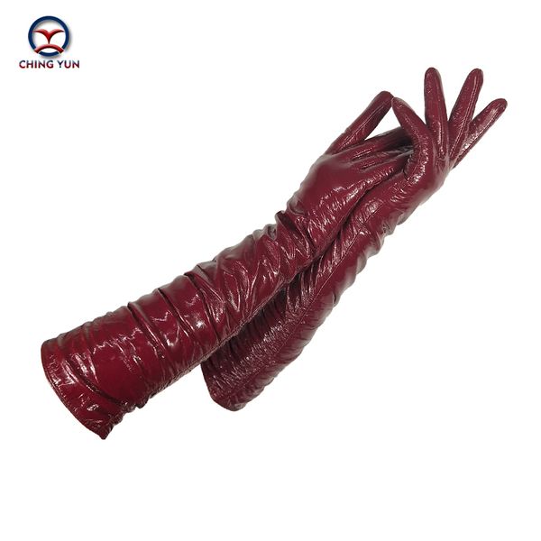 chingyun woman new patent long women winter leather fashion gloves ladies 201021, Blue;gray
chingyun woman new patent long women winter leather fashion gloves ladies 201021, Blue;gray