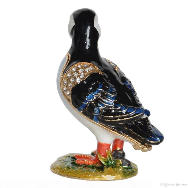 crystal bejeweled puffin trinket box bird jewelry box collectible figurines gifts, Black;white
crystal bejeweled puffin trinket box bird jewelry box collectible figurines gifts, Black;white