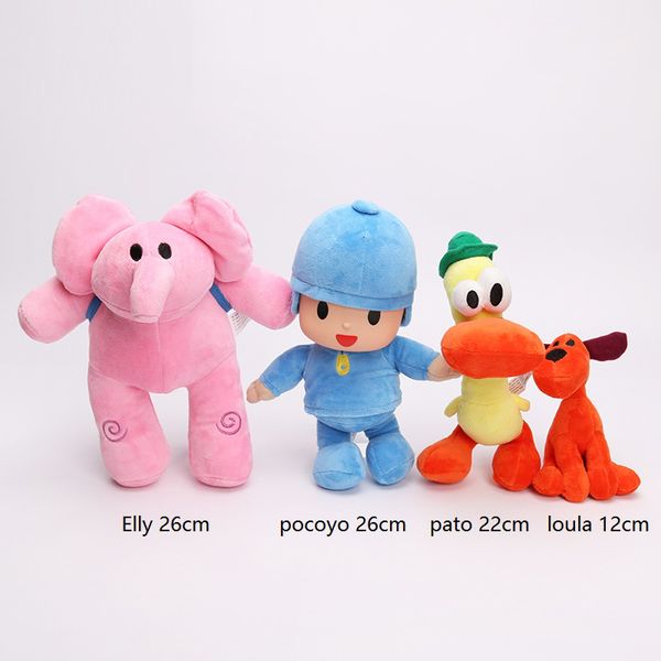 4pcs/lot 12-26cm full set cartoon stuffed animals toys hobbies loula elly pato & pocoyo plush toy 1011 1016
4pcs/lot 12-26cm full set cartoon stuffed animals toys hobbies loula elly pato & pocoyo plush toy 1011 1016