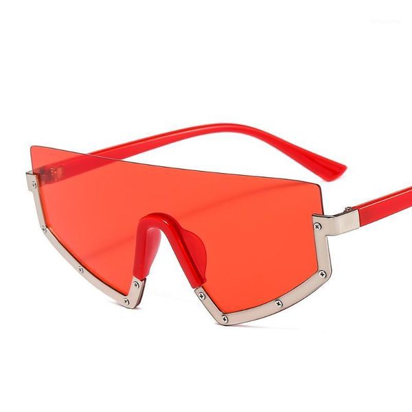 fashion retro half frame gradient sunglasses women men luxury sun glasses with large siamese lenses metal glasses lunette de sol1, White;black
fashion retro half frame gradient sunglasses women men luxury sun glasses with large siamese lenses metal glasses lunette de sol1, White;black