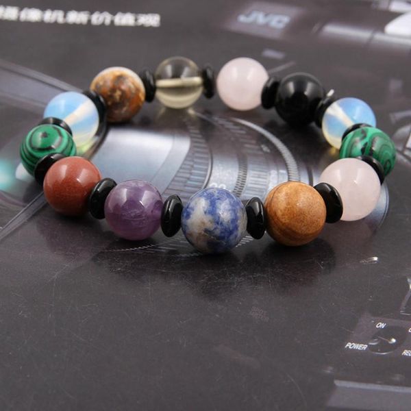 beaded, strands 8mm 10mm 12mm colorful crystal natural stone beads galaxy planets solar system chakra amethysts lapis lazuli bracelet bangle, Black
beaded, strands 8mm 10mm 12mm colorful crystal natural stone beads galaxy planets solar system chakra amethysts lapis lazuli bracelet bangle, Black