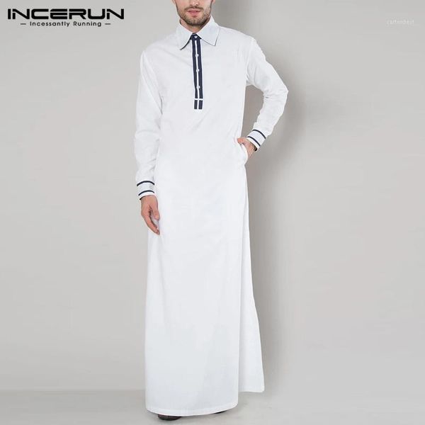 ethnic clothing incerun muslim kaftan men islamic arabic robes long sleeve patchwork turn-down collar elegant fashion jubba thobe abaya 2021, Red
ethnic clothing incerun muslim kaftan men islamic arabic robes long sleeve patchwork turn-down collar elegant fashion jubba thobe abaya 2021, Red