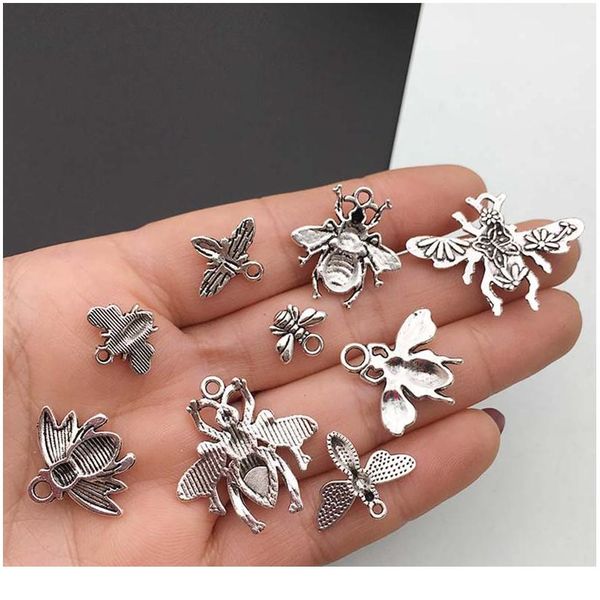 vintage mixed 10/20pcs metal honeybee bees charms beads diy for bracelet clips handmade pendant neacklace jewelry bbynjv
vintage mixed 10/20pcs metal honeybee bees charms beads diy for bracelet clips handmade pendant neacklace jewelry bbynjv