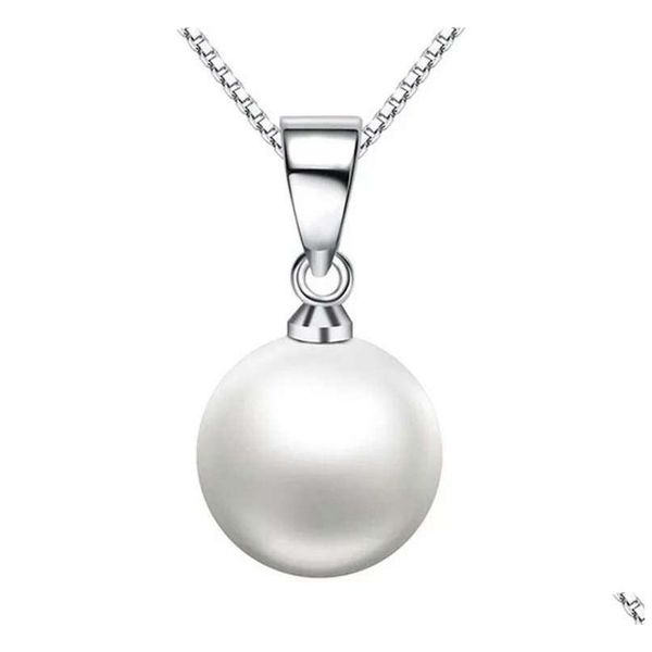 925 silver jewelry pearl pendant statement necklaces 10/ 12 mm wedding vintage charms woman new arrival agt9r
925 silver jewelry pearl pendant statement necklaces 10/ 12 mm wedding vintage charms woman new arrival agt9r