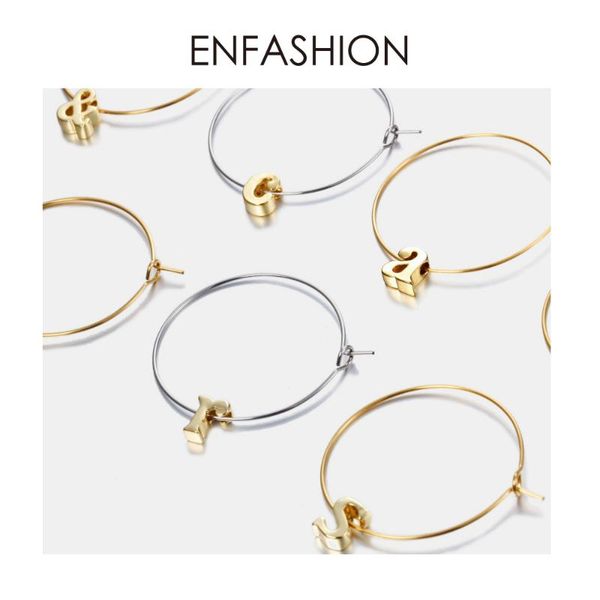 hoop & huggie enfashion letter earrings gold color earings alfabet initial round for women diy jewelry oorbellen ohrringe, Golden;silver
hoop & huggie enfashion letter earrings gold color earings alfabet initial round for women diy jewelry oorbellen ohrringe, Golden;silver