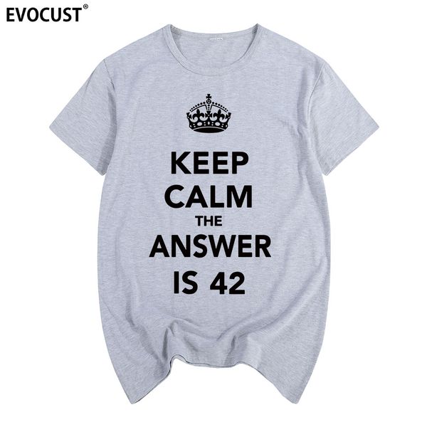 keep calm the answer is 42 summer print t-shirt cotton men t shirt new women tee funny fashion fitness sport hooded sweatshirt hoodie
keep calm the answer is 42 summer print t-shirt cotton men t shirt new women tee funny fashion fitness sport hooded sweatshirt hoodie