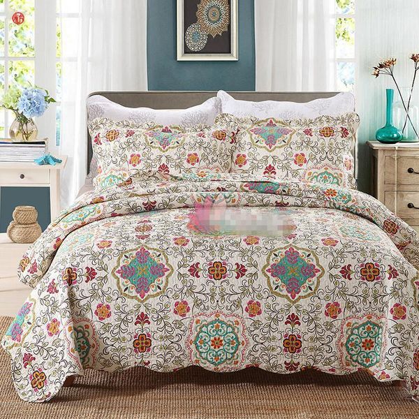 home textile 3pcs flower bedding cover set red blue cotton 230*250cm quilt bedspread european and american style outlet bedding1
home textile 3pcs flower bedding cover set red blue cotton 230*250cm quilt bedspread european and american style outlet bedding1