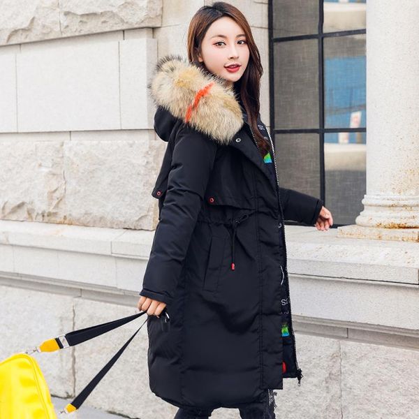 both two sides can wear winter long jacket for women thick hooded with fur collar slim female parkas winter plus size thick coat, Black
both two sides can wear winter long jacket for women thick hooded with fur collar slim female parkas winter plus size thick coat, Black
