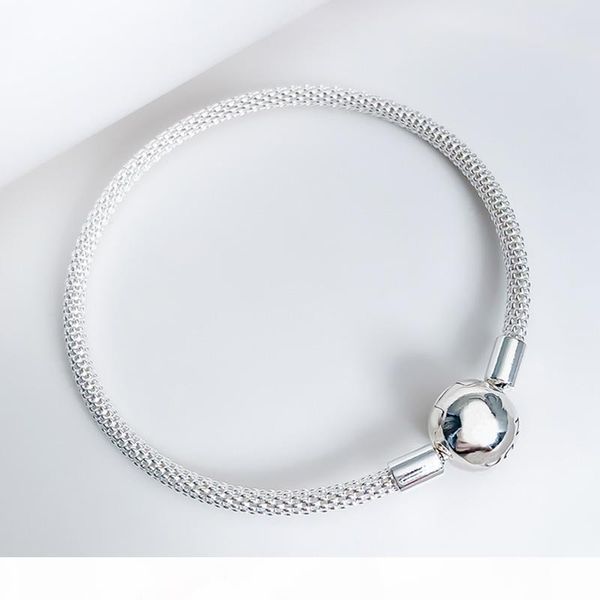 women sterling silver mesh bracelet bangle bracelets summer jewelry for pandora ball clasp bracelets with original box sets, Black
women sterling silver mesh bracelet bangle bracelets summer jewelry for pandora ball clasp bracelets with original box sets, Black