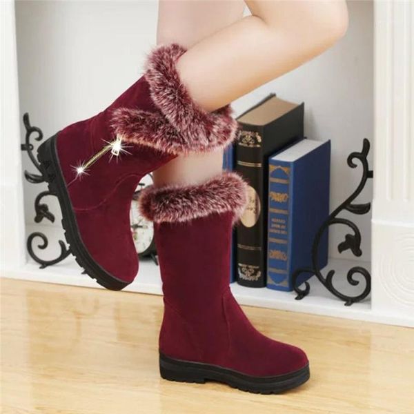 women's ladies fashion girls winter warm solid short boots snow bootie shoes material comfortable a501, Black
women's ladies fashion girls winter warm solid short boots snow bootie shoes material comfortable a501, Black