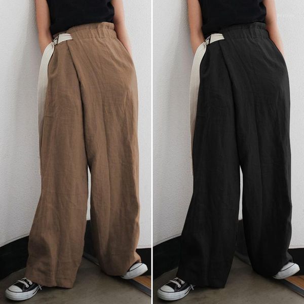 zanzea fashion wide leg pants women solid high waist pockets trousers vintage casual work pantalon lace-up palazzo oversized 5xl1, Black;white
zanzea fashion wide leg pants women solid high waist pockets trousers vintage casual work pantalon lace-up palazzo oversized 5xl1, Black;white