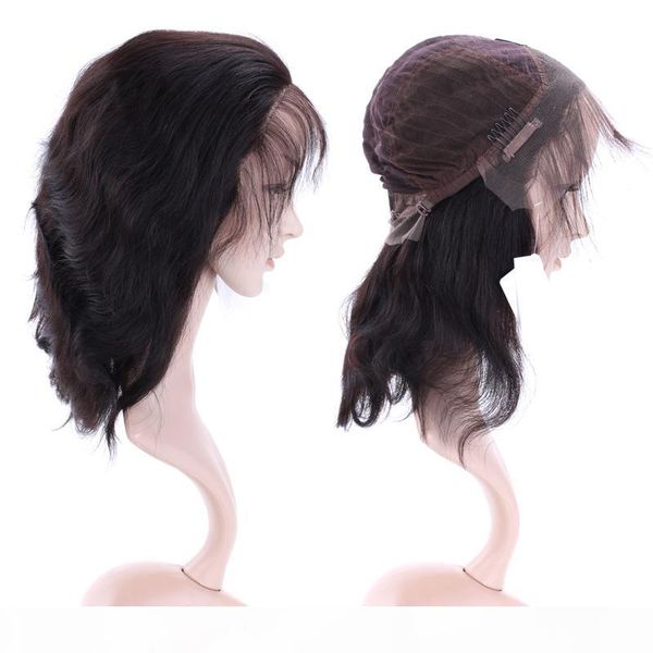 130 density brazilian human virgin hair full lace wigs with baby hair body wavy lace front wigs for black women, Black;brown
130 density brazilian human virgin hair full lace wigs with baby hair body wavy lace front wigs for black women, Black;brown