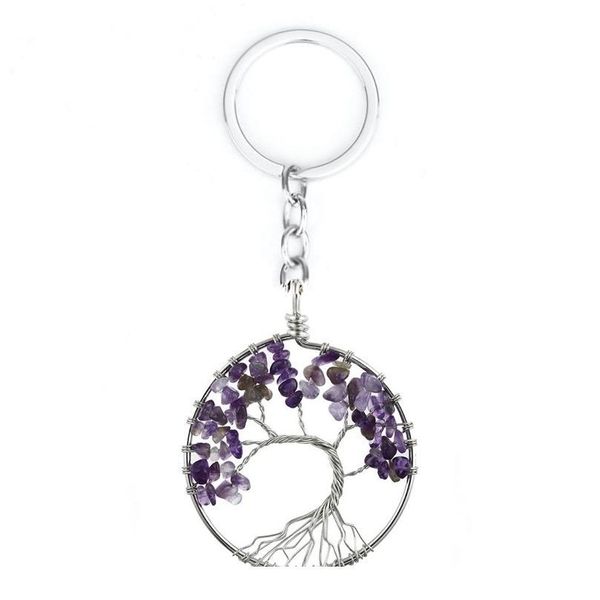 natural crystal stone 7 chakra round tree of life pendant handmade keychains key ring key holder for women car bags acc qylrvh, Black
natural crystal stone 7 chakra round tree of life pendant handmade keychains key ring key holder for women car bags acc qylrvh, Black