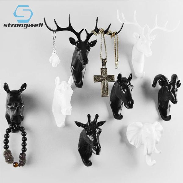 hooks & rails strongwell nordic animal black white hanging hook holder strong sticking hanger keys wall decor home decoration
hooks & rails strongwell nordic animal black white hanging hook holder strong sticking hanger keys wall decor home decoration