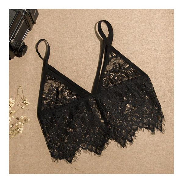 women summer spaghetti strap ladies camisole lace bralette clubwear x3ue, Black;white
women summer spaghetti strap ladies camisole lace bralette clubwear x3ue, Black;white