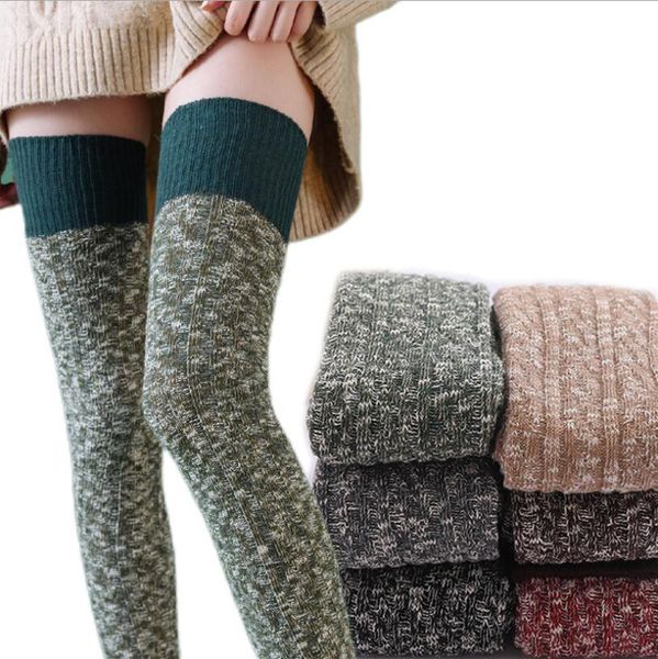 women boot er skinny long knee sock winter warm knitted stockings thick long boot stocking sport designer cotton stockings lsk1834, Pink;yellow
women boot er skinny long knee sock winter warm knitted stockings thick long boot stocking sport designer cotton stockings lsk1834, Pink;yellow
