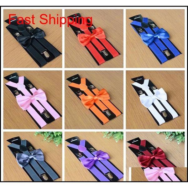 22 colors suspenders men wedding bow tie suspender set alloy 3 clips elastic suspender pants belts strap b4gxu, Black;gray
22 colors suspenders men wedding bow tie suspender set alloy 3 clips elastic suspender pants belts strap b4gxu, Black;gray